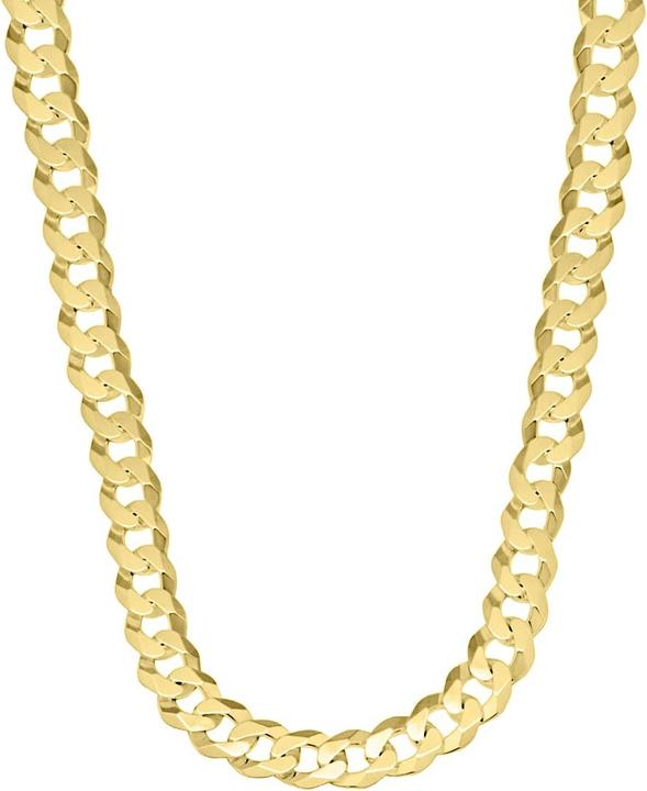 Produktbild Candy Panzer-Halskette Hemera 7.7 mm, 925 Sterling Silber, vergoldet (925 Sterling Silber, 18k vergoldet, 50 cm)