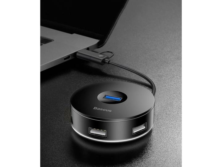 Actual product image Baseus CAHUB-GA01 (USB-C, USB-A, 4 ports)