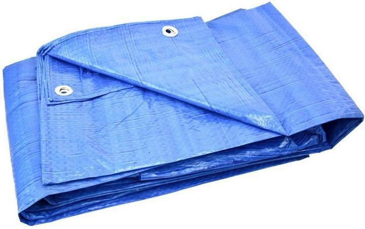 GEKO PP/PE tarpaulin waterproof STANDARD blue, 12x18m