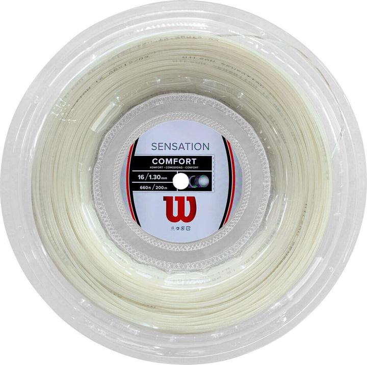 Actual product image Wilson Tennis string Sensation 16 200m roll Nude
