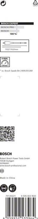 Actual product image Bosch Professional Zubehör Expert SelfCut Speed flat milling drill, 25 x 152 mm (25 mm)