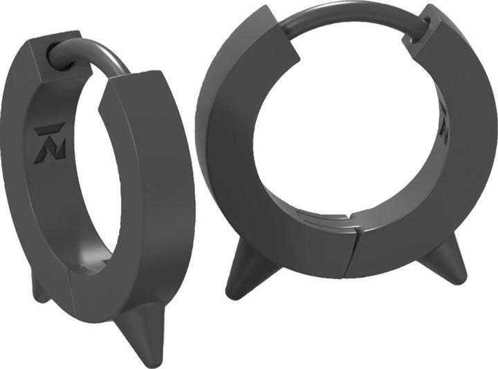 K12 - Black Spike Creoles (ohne Messing, Chirurgenstahl 316L)