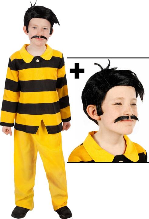 Produktbild Maskworld The Daltons Kostüm für Kinder mit Perücke & Bart (110, 116, 115 A)