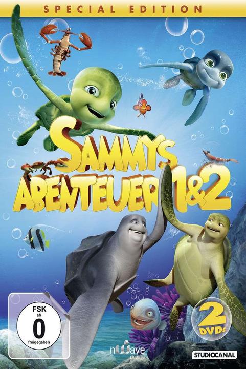 Actual product image Sammy's Adventures 1 & 2 (DVD, 2012, German)