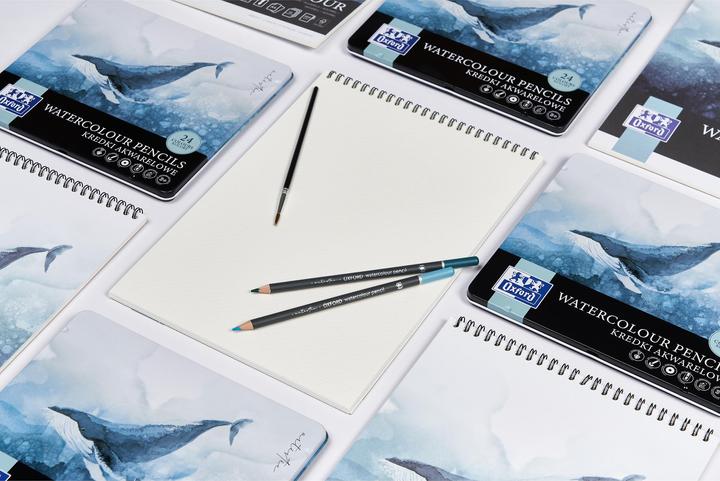 Image du produit Oxford Aquarellblock (A4, Blanc)