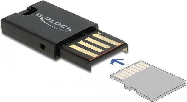Image du produit Delock Lecteur de cartes USB 2.0 pour cartes mémoire Micro SD (USB 2.0)