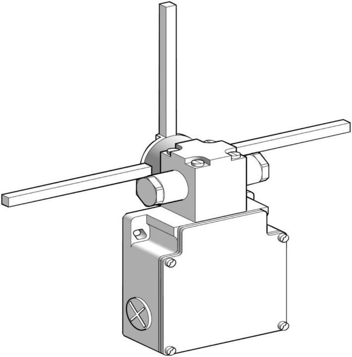 Produktbild TE Sensors Limit Switch Rev Hd Cross Rods 2x2NC M20