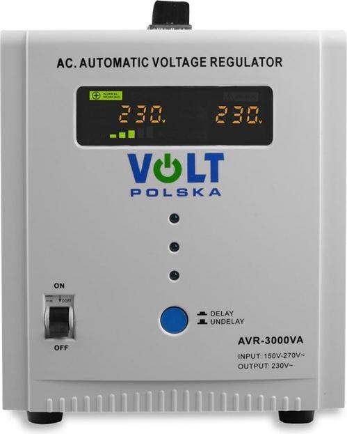 Immagine prodotto Volt Polska Stabilizzatore napiecia AVR 3000VA 8-11% (3000 VA, 3000 W)