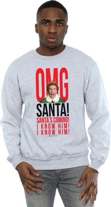 Produktbild Elf OMG Santa I Know Him Sweatshirt (S)