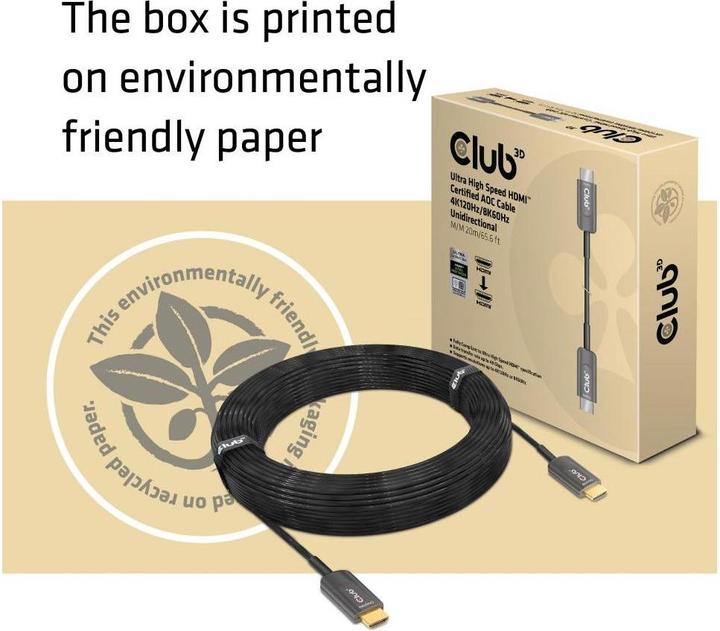 Produktbild Club 3D HDMI (Typ A) — HDMI (Typ A) (20 m, HDMI)