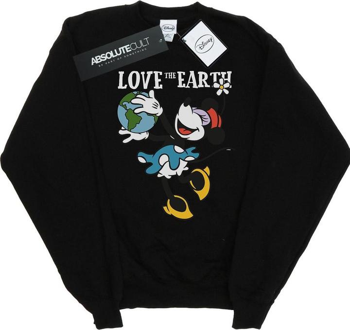 Produktbild Disney Mickey Mouse Love The Earth Sweatshirt Mädchen (140, 146)
