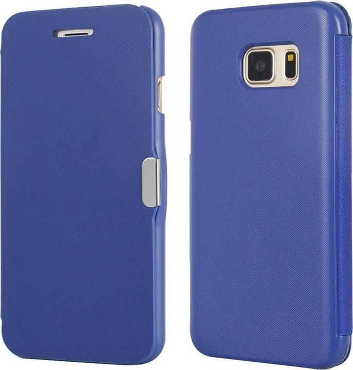Actual product image König Design Flip Cover Protective Case Mobile Phone Cover Bookstyle for Samsung Galaxy S8 Blue New (Samsung Galaxy S8+)
