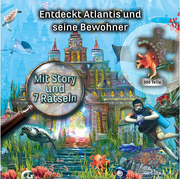 Actual product image Kosmos EXIT® - The Puzzle The Key to Atlantis (500 pieces)