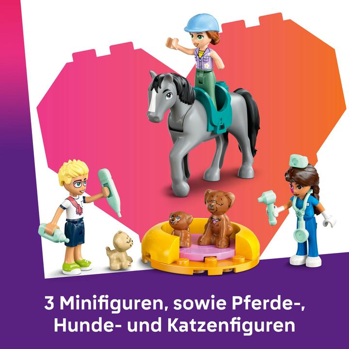Actual product image LEGO Tierarztpraxis für Pferde und Haustiere (42651, LEGO Friends)