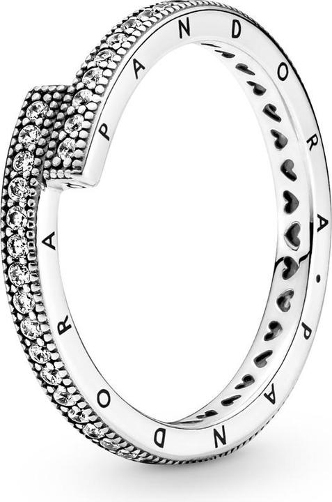 Produktbild Pandora Logo Sparkling Overlapping Ring (48, 925 Silber)