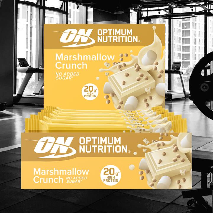 Immagine prodotto Optimum Nutrition Barretta Crunch (10 x 65G) (Marshmallow Crunch, 1 pz., 650 g)