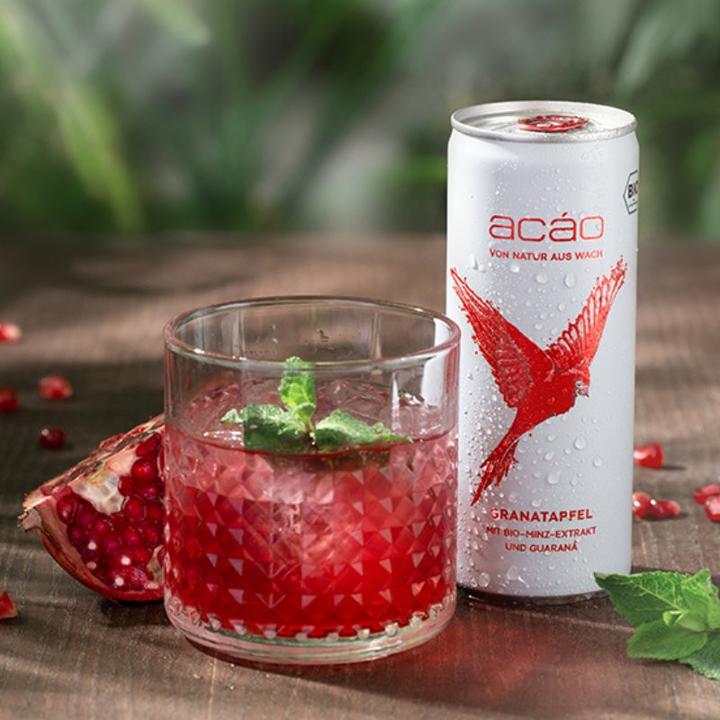 Produktbild Acáo Erfrischungsgetränk mit Granatapfel (1 x 25 cl)