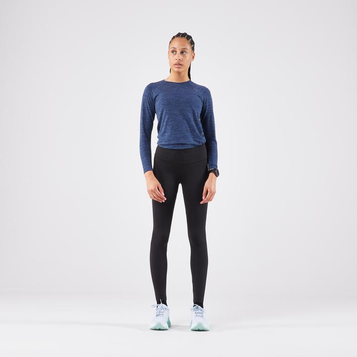 Produktbild Kiprun Lauftights lang Damen - Run 500 Warm schwarz (W28/L31)