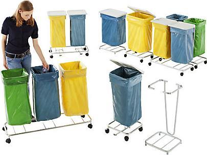 Actual product image kaiserkraft Waste bag stand without lid (120 l)