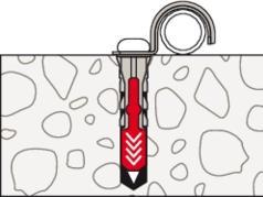 Actual product image Fischer Wedge anchor R 88715 EXA 10/ 15 steel galvanised/expansion clip A 2