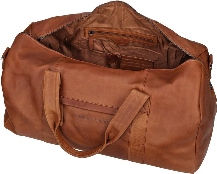 Produktbild The Vegan Cow Chesterfield Brand Leren Weekendtas Cognac Hudson (54 l)