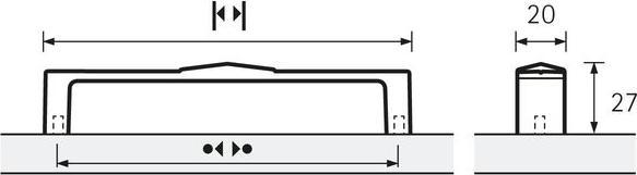 Image du produit Hettich Griff Luro Messing Optik antik 128 mm