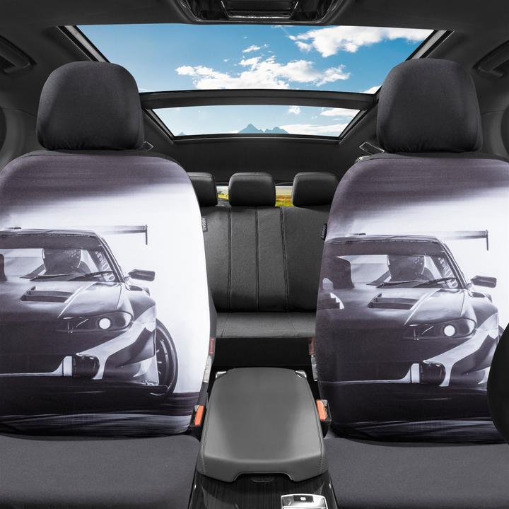 Immagine prodotto CarComfort Coprisedili auto da corsa, Coprisedili auto da corsa a sedile singolo Design