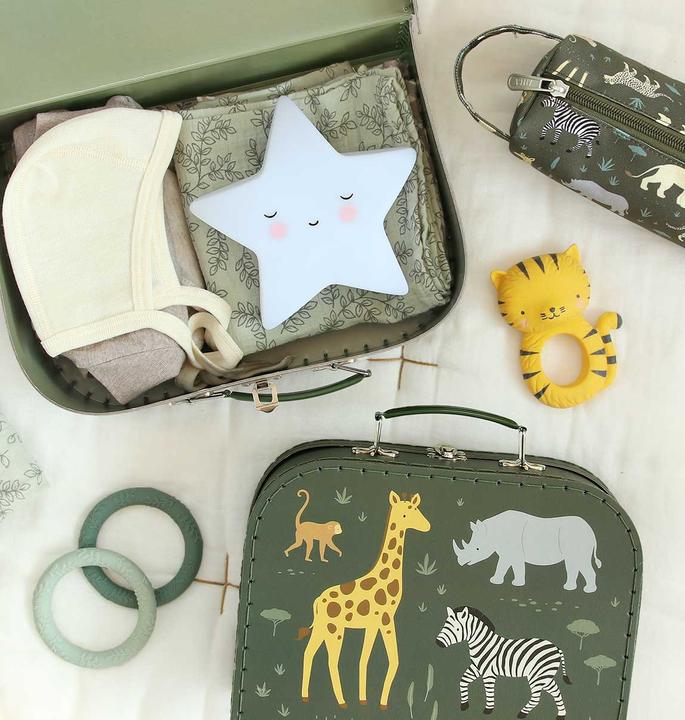 Produktbild A Little Lovely Company Kofferset Savanne
