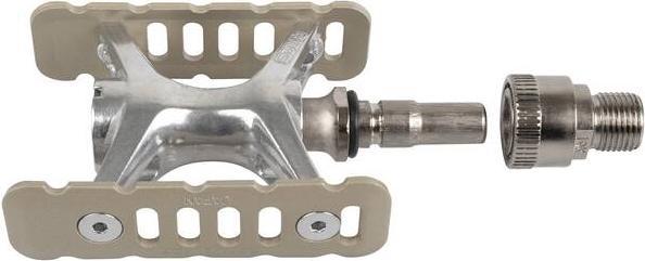 Actual product image Mks Promenade Ezy - Clip On Track Pedals (Titanium)