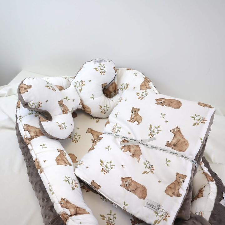 Actual product image Baby-Nest Complete Set of 4 Premium Happy Bears