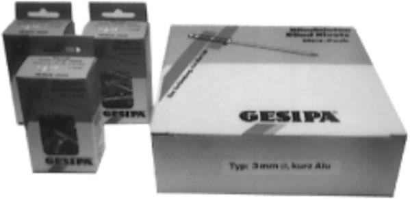 Actual product image Gesipa Blind rivets steel/steel 3x6 mm mini pack with 100 pieces