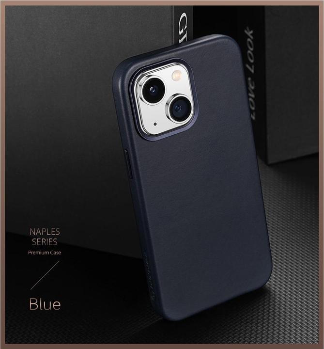 Produktbild Dux Ducis Naples Series Echtleder Hülle (Apple iPhone 14 Plus)