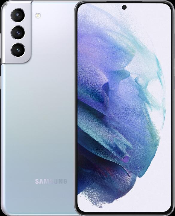 Samsung Galaxy S21+ EU (128 GB, Phantom Silver, 6.70", Dual SIM, 12 Mpx, 5G)