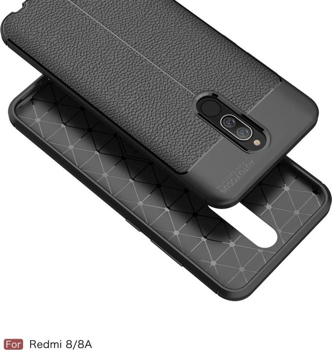 Produktbild Screenguard Xiaomi Redmi 8 Hülle Leather Design TPU Cover (Xiaomi Redmi 8)