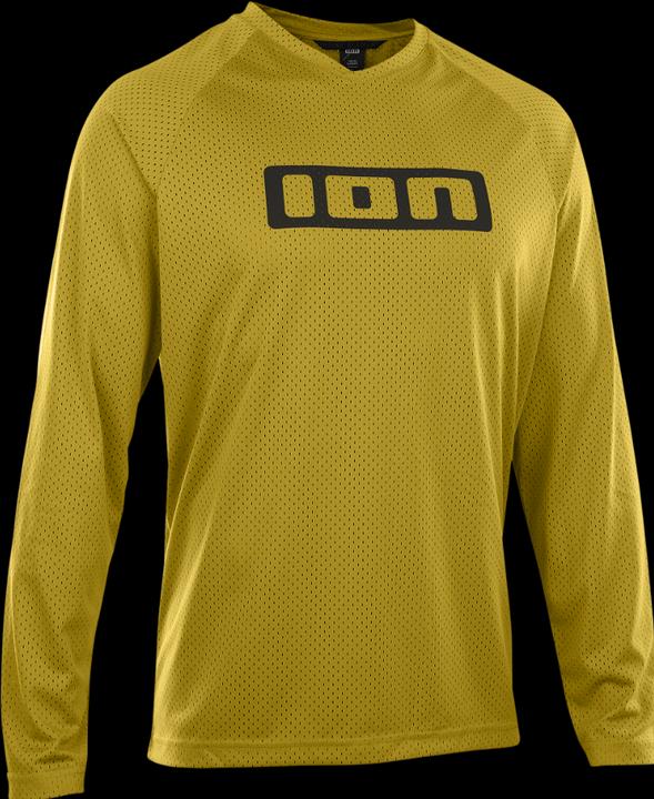 ION Bike Jersey Logo LS unisex - dark-amber