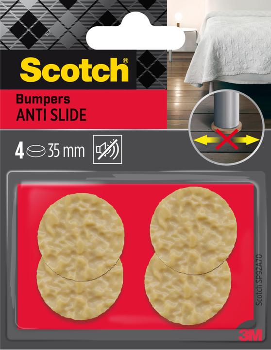 Scotch Schutzpuffer Bumpers Anti slide ø 35 mm 4 Stk. (Anschlagdämpfer, 4 Stück)