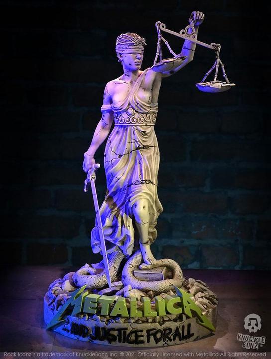 Produktbild Knucklebonz Rock Iconz on Tour: Metallica - Lady Justice Statue