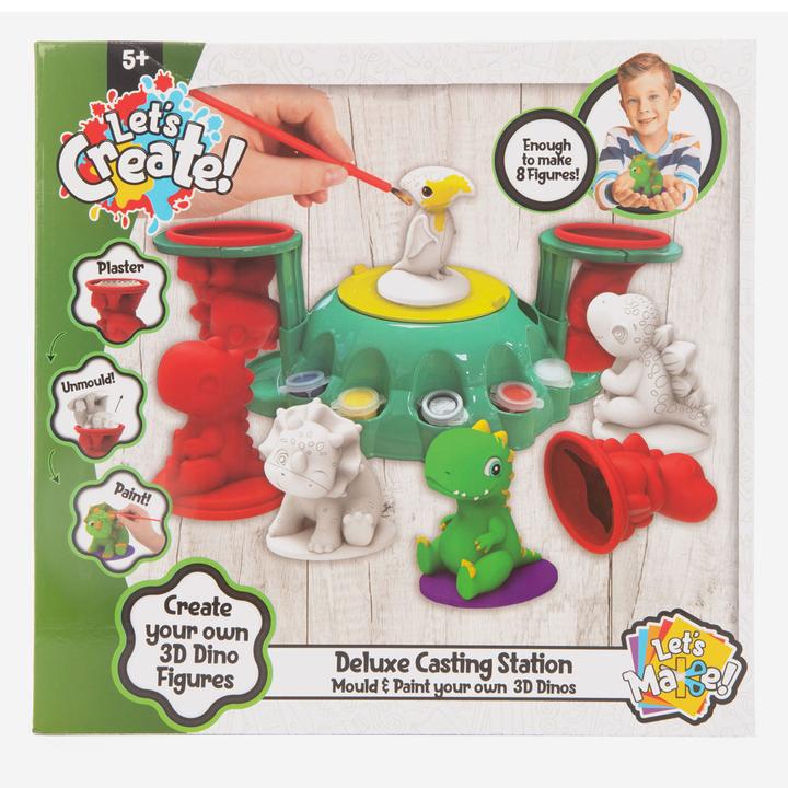 Actual product image Sambro Dino's plaster casting and painting station
