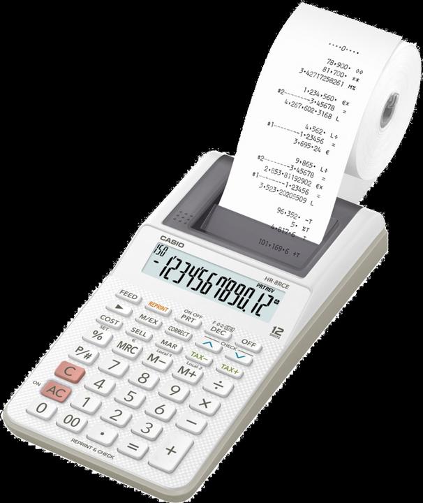 Produktbild Casio HR-8RCE (Netzbetrieb, Batterien)