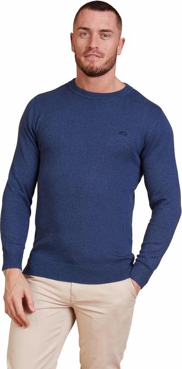 Actual product image Raging Bull Mens Classic Knitted Crew Neck Jumper (5XL)