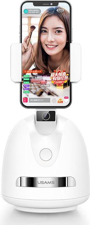 Usams Support de suivi de visage intelligent - Blanc