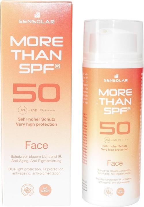 Produktbild Sensolar More Than SPF (Sonnencreme Gesicht, SPF 50, 50 ml, 91 g)