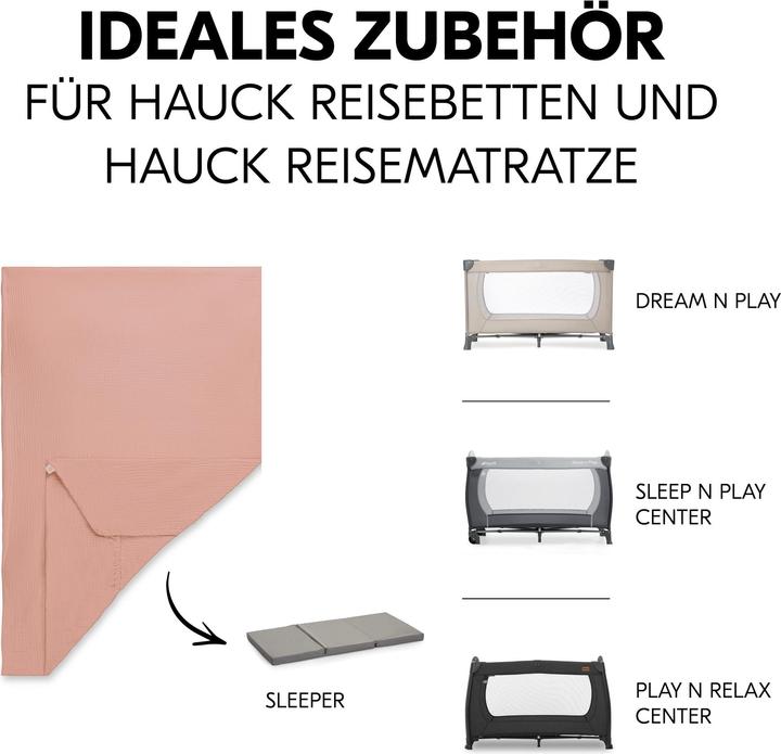 Actual product image Hauck Travel Bed Mattress Cover Cork