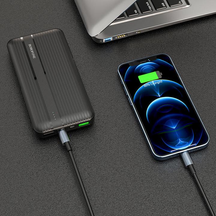 Produktbild Borofone External battery Power Bank BJ9 Type-C PD + Quick Charge 3.0 (3A) 10000mAh black (10000 mAh)