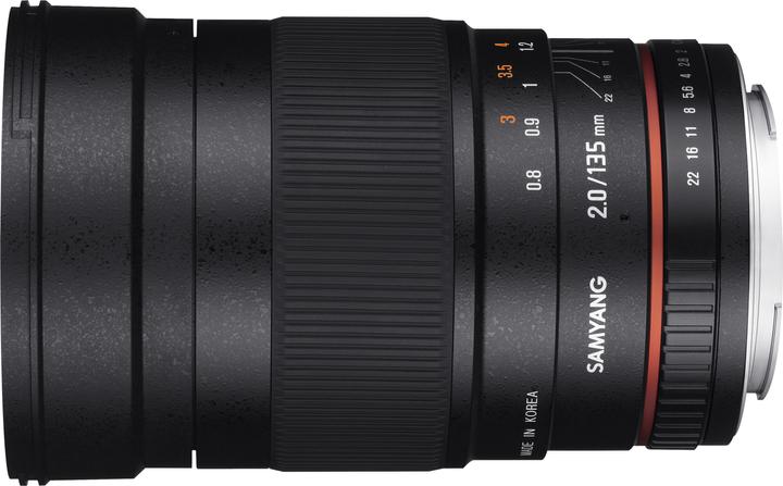 Image du produit Samyang MF 135mm f/2.0 Pentax K (Pentax K, APS-C / DX, Plein format)