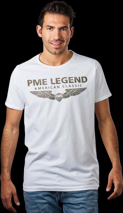 Pme Legend T-Shirt Round Neck Printed bright white