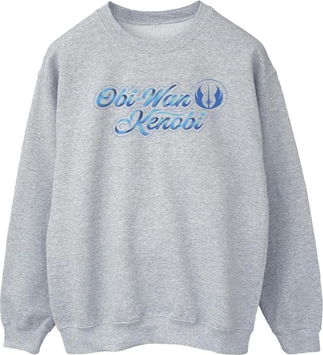 Star Wars ObiWan Kenobi Ribbon Font Sweatshirt (XL)