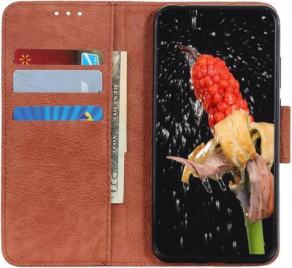 Actual product image MU Classic Litchi Leather Bookcover Series (Motorola Moto G 5G)