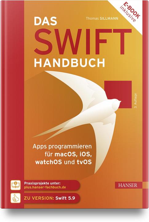 Actual product image Das Swift-Handbuch (German, Thomas Sillmann, 2023)
