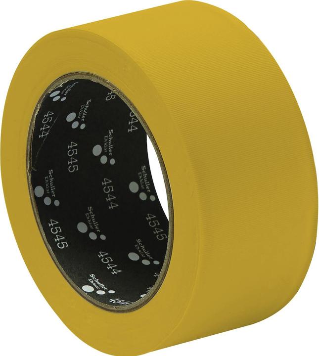 Produktbild Schuller Eh'klar SCHULLER Bauklebeband MASK Q PVC UV-beständig und quergerillt 30mm x 33m gelb (30 mm)